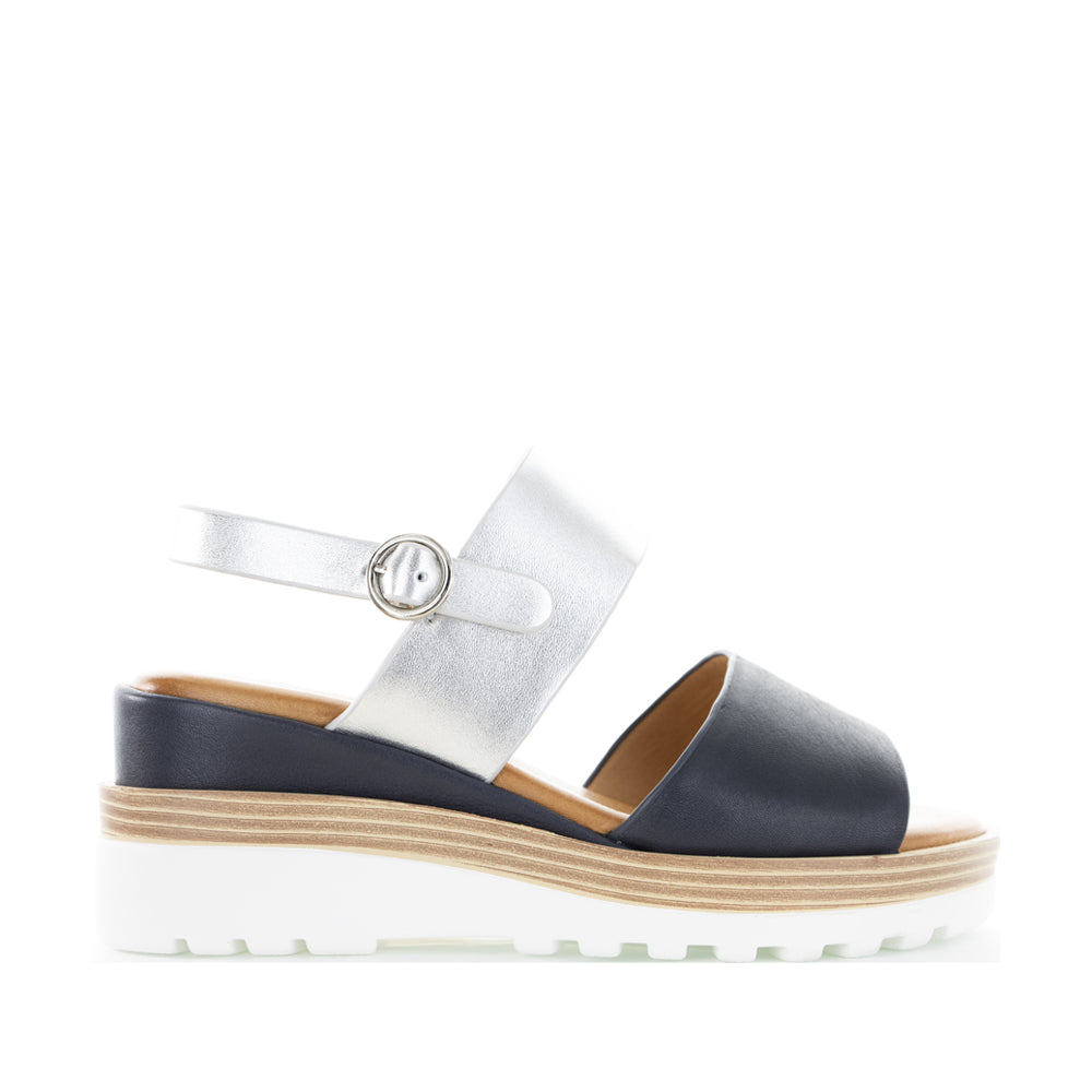 LE SANSA TESS NAVY SILVER - Zeke Collection
