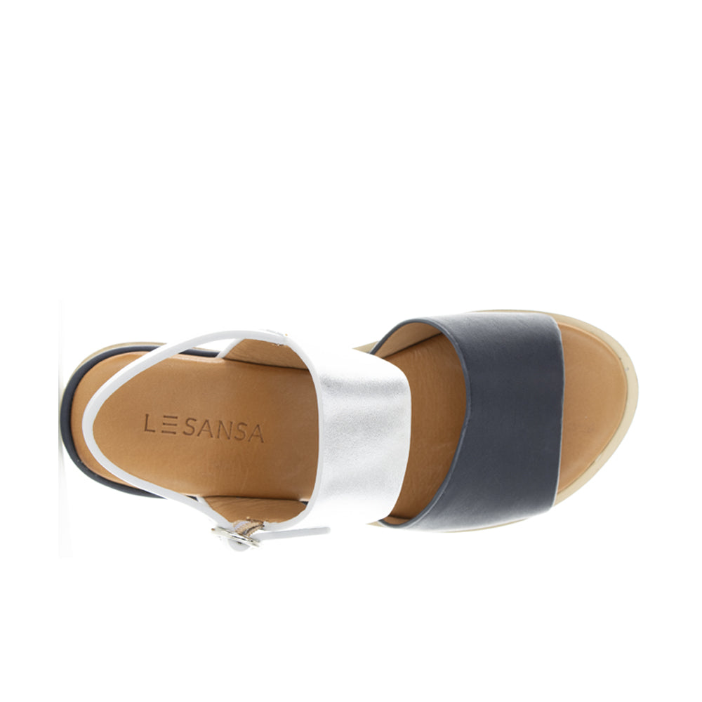 LE SANSA TESS NAVY SILVER - Zeke Collection