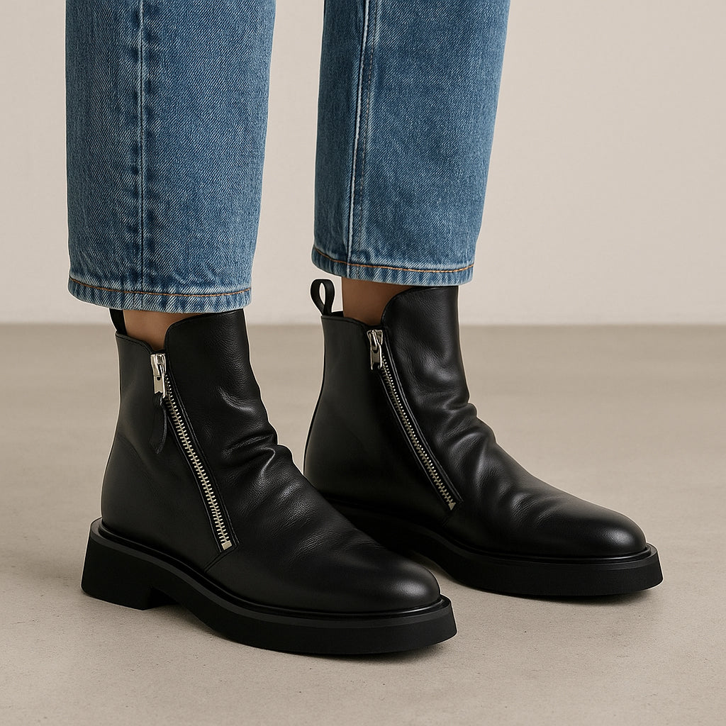 EOS THEONA BLACK Women Boots - Zeke Collection NZ
