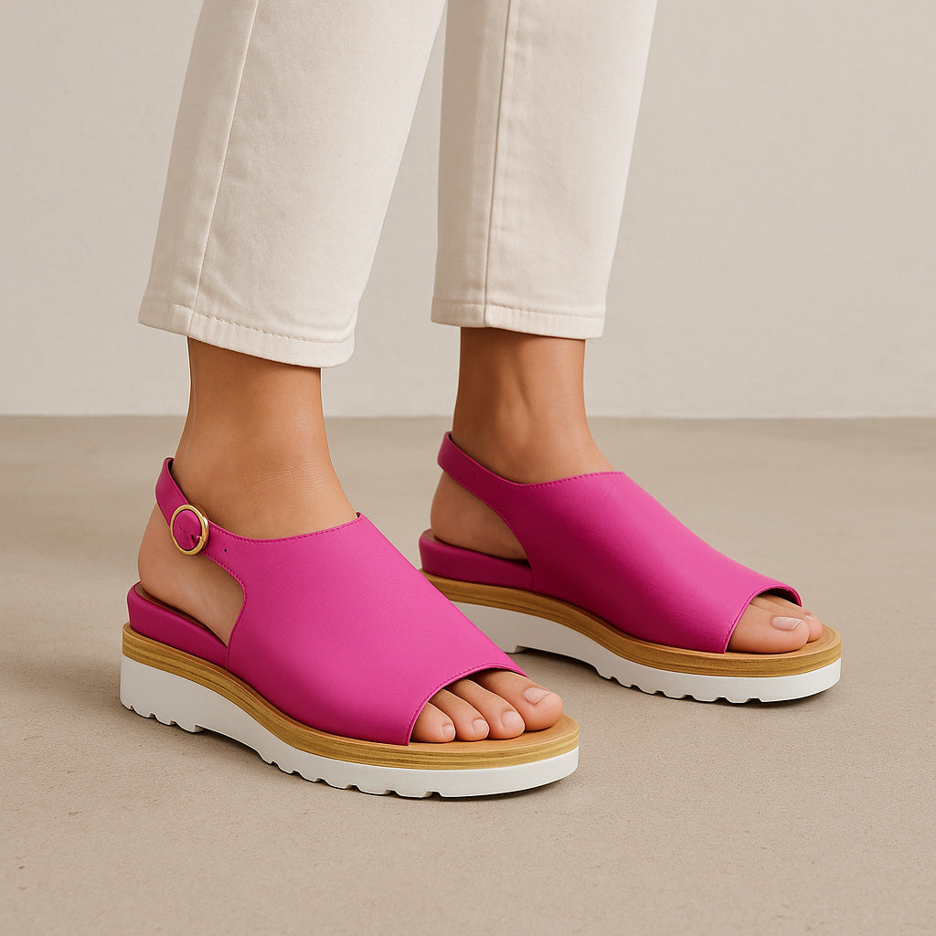 LE SANSA THUNDER FUCHSIA Women Sandals - Zeke Collection NZ