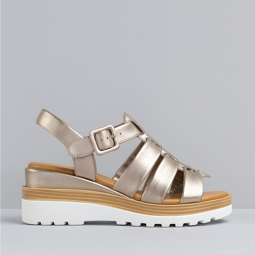 LE SANSA TOAST CHAMPAGNE Women Sandals - Zeke Collection NZ