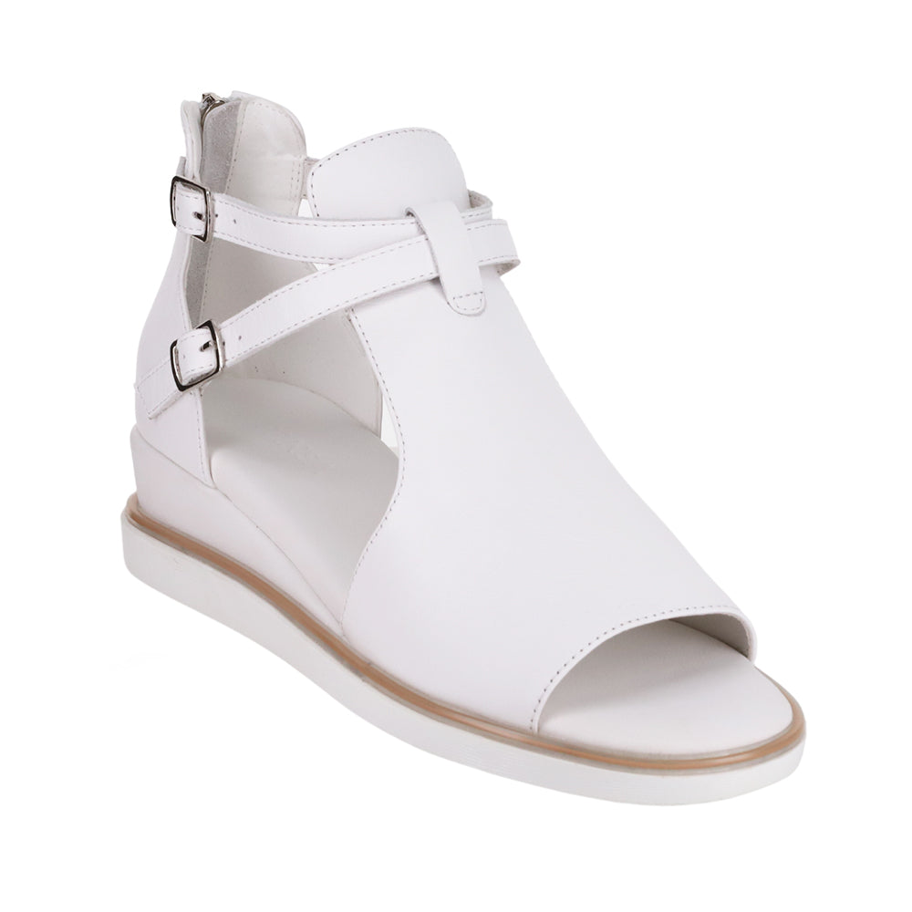 LESANSA TOD WHITE Women Sandals - Zeke Collection NZ