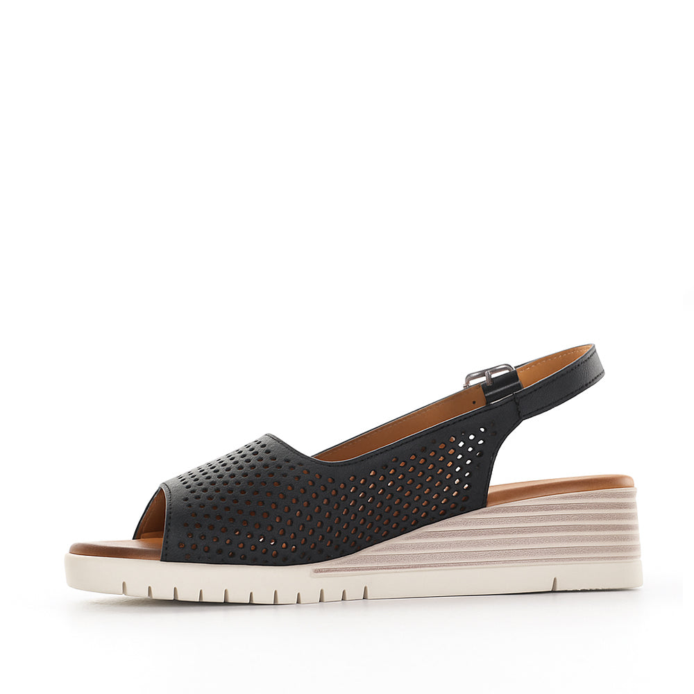 LE SANSA TERINA BLACK Women Sandals - Zeke Collection NZ