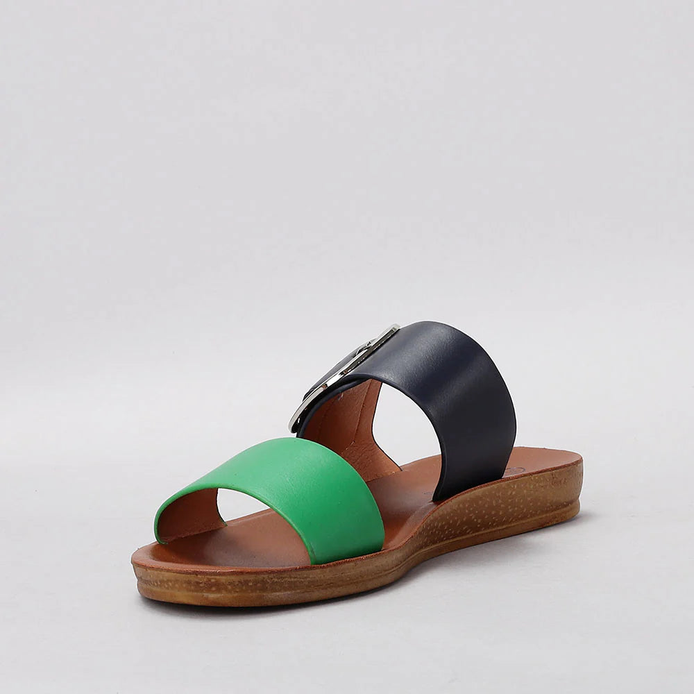 VS TREADS VELMA EMERALD NAVY Women Flats - Zeke Collection NZ