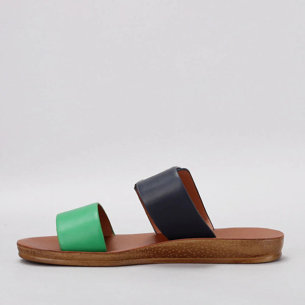 VS TREADS VELMA EMERALD NAVY Women Flats - Zeke Collection NZ