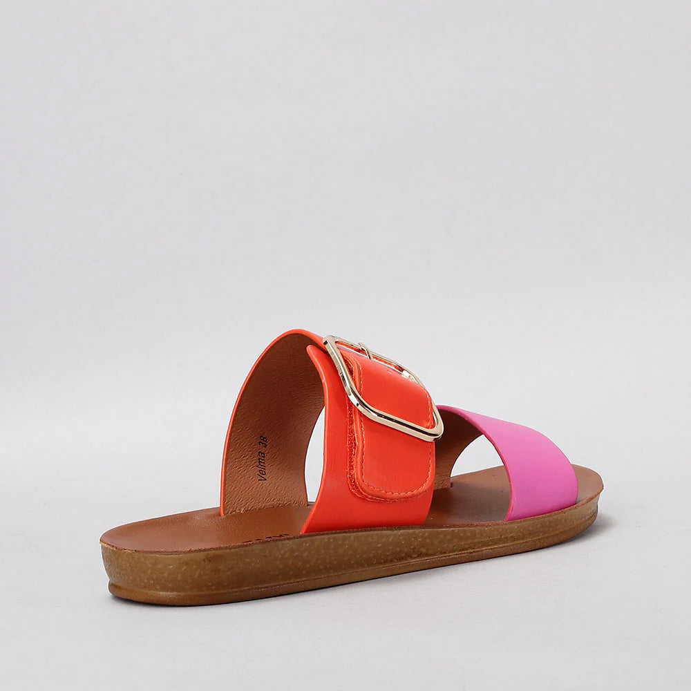 VS TREADS VELMA FUCHSIA ORANGE Women Flats - Zeke Collection NZ