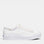 White KEDS Triple Kick Amp casual sneakers with leather uppers, featuring classic design and rubber soles.