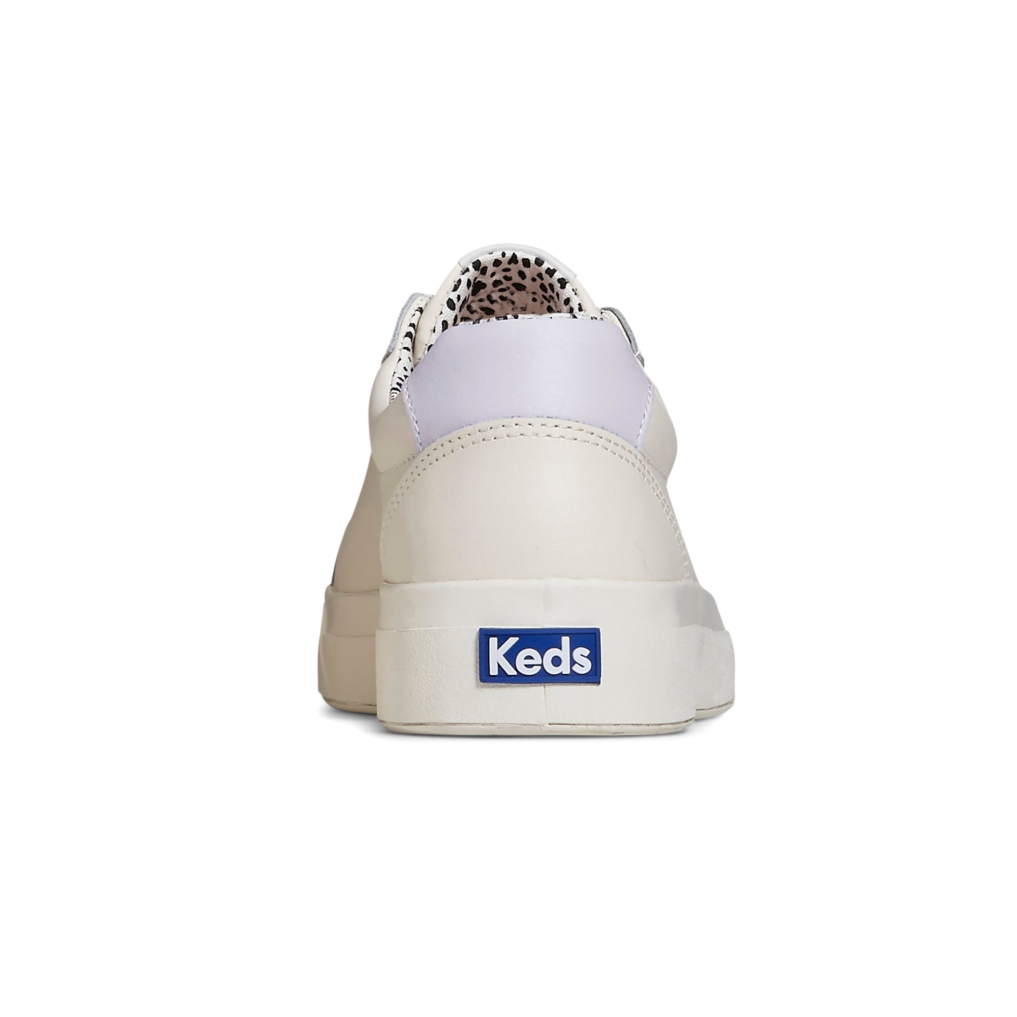 KEDS Pursuit leather sneakers in cream and multi-color design, casual footwear with stylish, comfortable fit for everyday wear.
