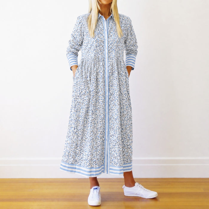 WHO'S CHARLIE MATILDA BLUE FLORAL ( Pre-Order )