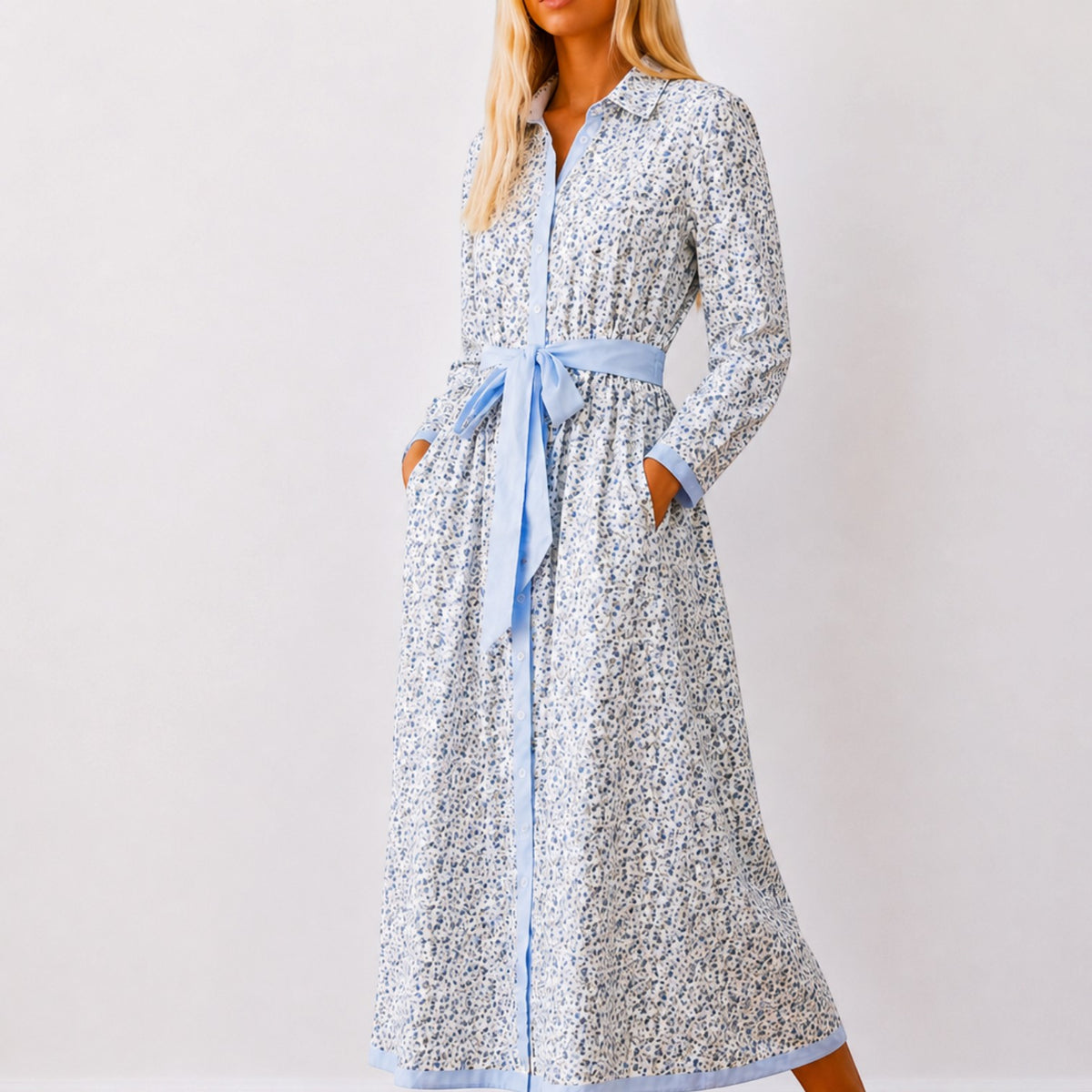 WHO'S CHARLIE MATILDA BLUE FLORAL ( Pre-Order )