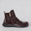 Naked Arches Yila Wine boots in deep wine color with ankle height and stylish design, perfect for casual and dressy outfits.