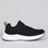 CABELLO Walker sneakers in black and white with a sleek design and white sole, showcasing casual athletic footwear.