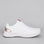 CABELLO Walker white sneakers with rose gold accents, stylish casual footwear for everyday wear.