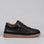 Black CABELLO Wren sneakers with sleek design and comfortable lacing, ideal for casual and athletic wear.