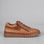 CABELLO Wren Tan sneakers in tan leather with white soles, showcasing stylish casual footwear for everyday wear.