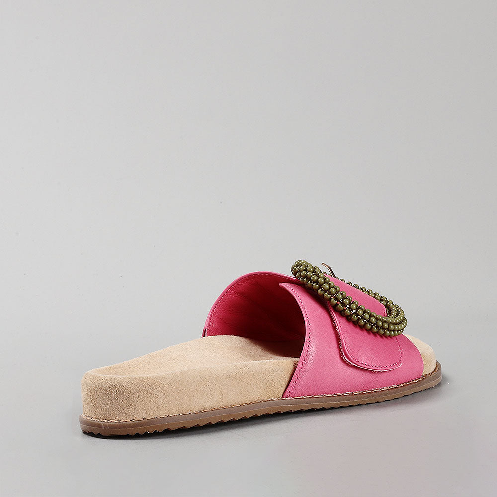 Naked Arches Zoya Hair slip-on shoes in a light neutral color, showcased on a neutral background.
