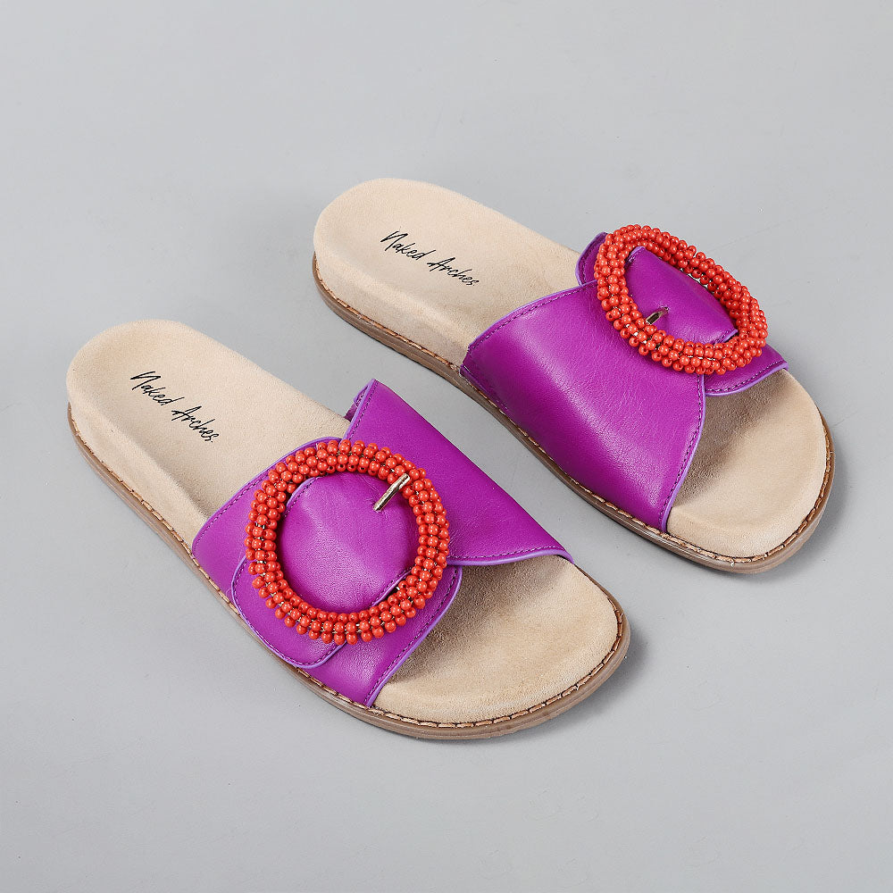 NAKED ARCHES ZOYA PURPLE Women Slip-ons - Zeke Collection NZ