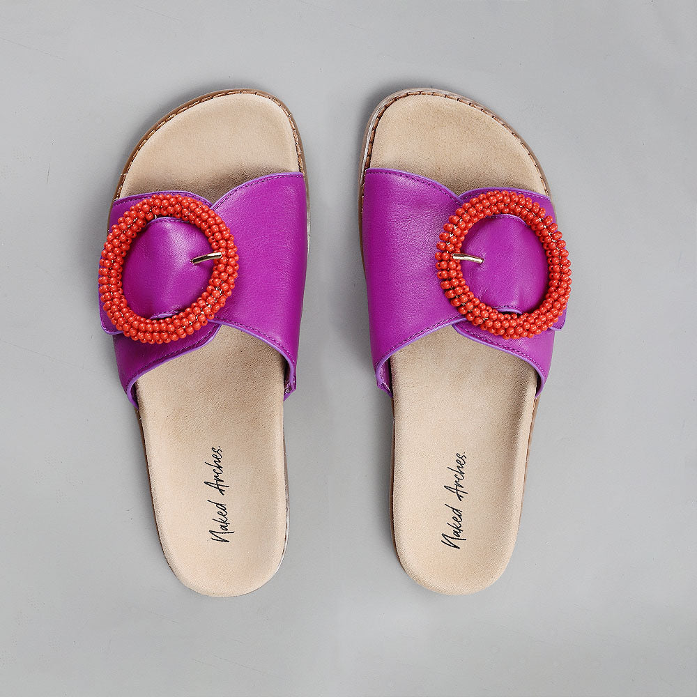 NAKED ARCHES ZOYA PURPLE Women Slip-ons - Zeke Collection NZ