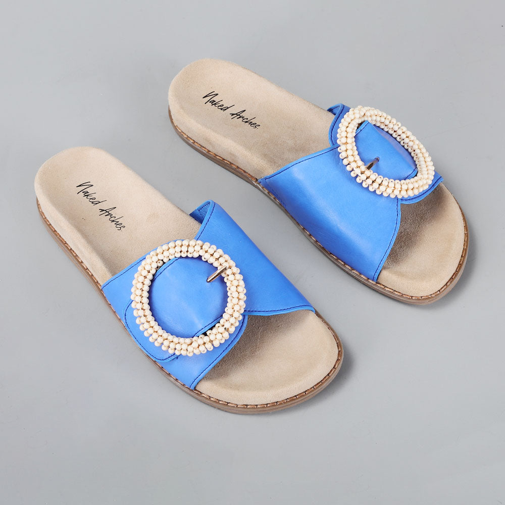NAKED ARCHES ZOYA ROYAL BLUE Women Slip-ons - Zeke Collection NZ