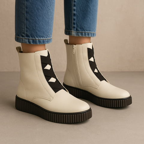 ALFIE & EVIE DATE STONE Women Boots - Zeke Collection NZ