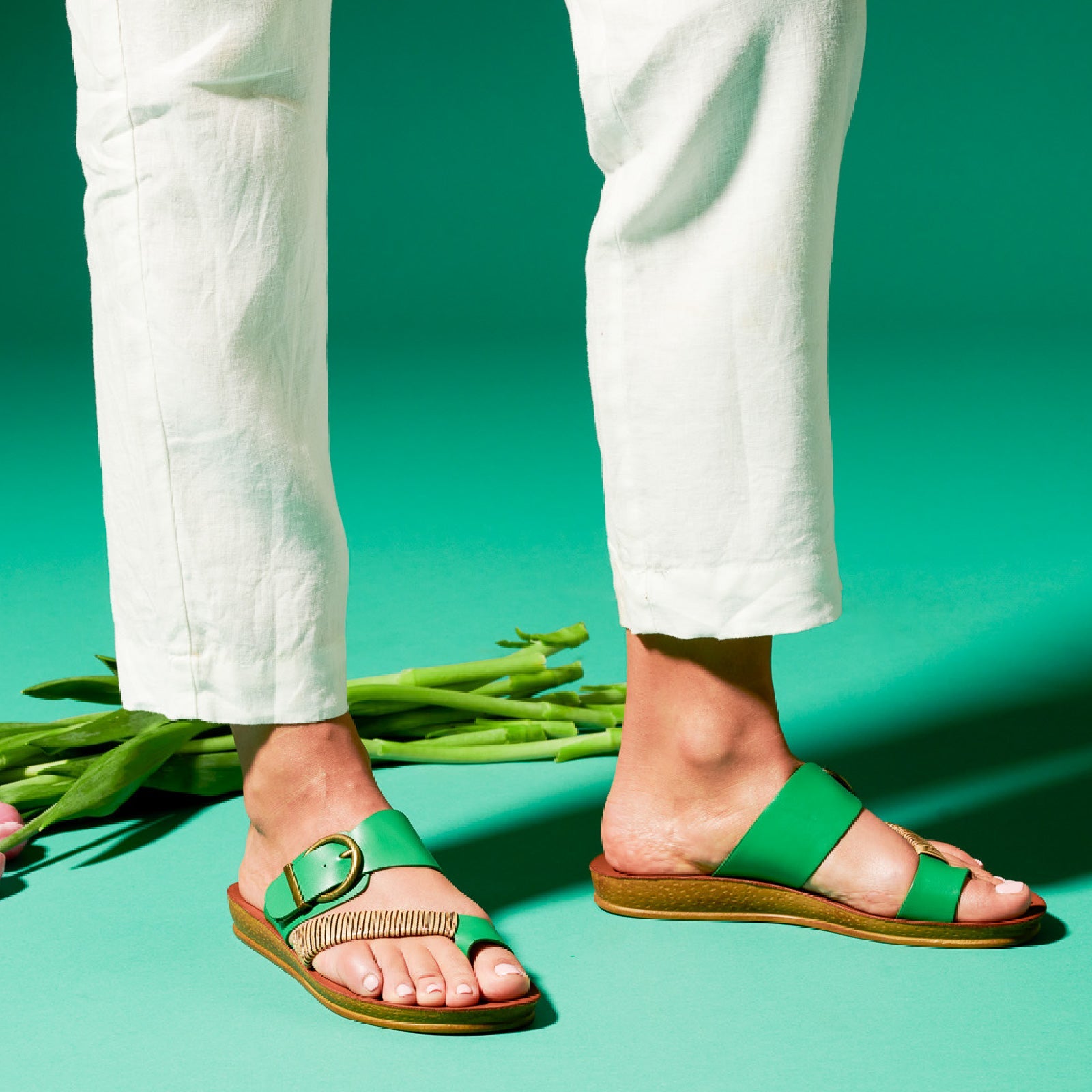 LOS CABOS BRIA EMERALD Women Slip-ons - Zeke Collection NZ