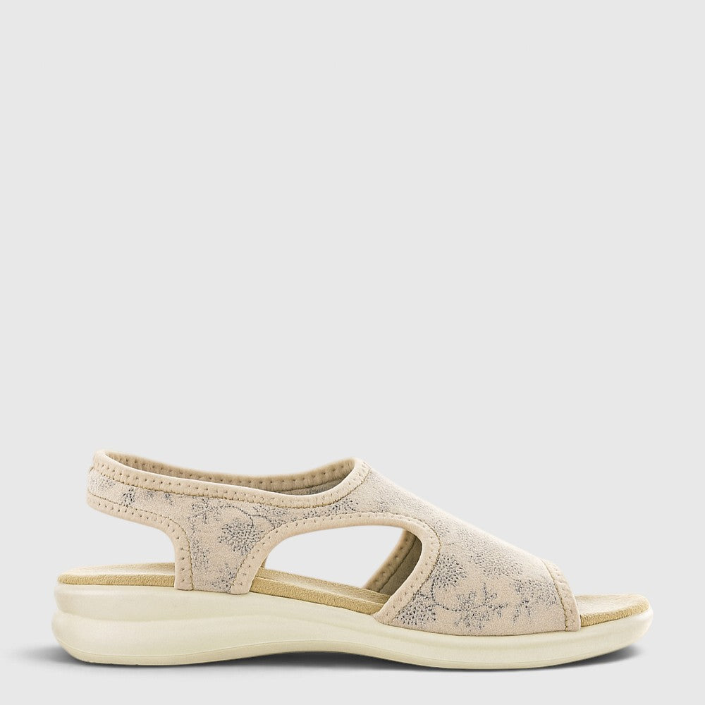 Euroflex Tuscany Beige sandals in beige with a comfortable open-toe design