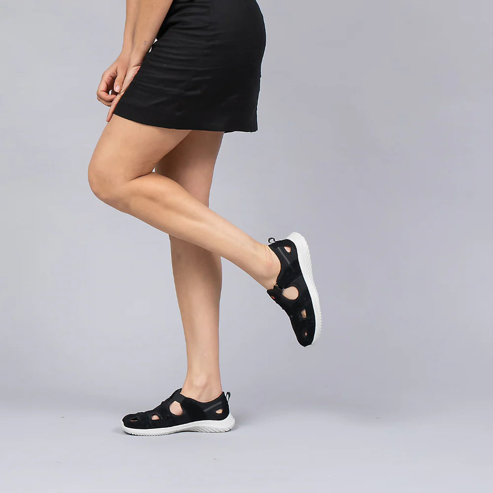 CC RESORTS BERNICE BLACK Women Flats - Zeke Collection NZ