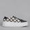 Black ALFIE & EVIE Frankie sneakers with sleek design and white sole, featuring lace-up closure and stylish detailing.
