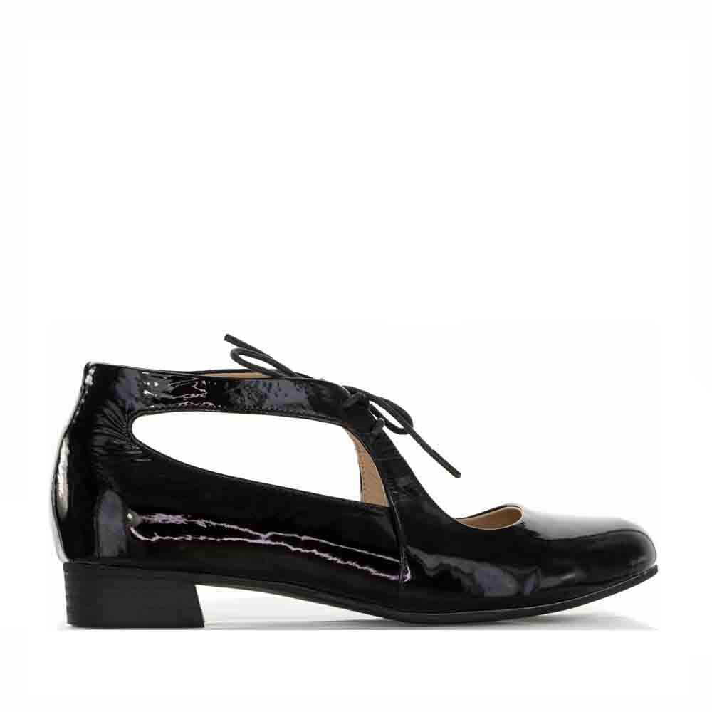 LE SANSA BOSS BLACK PATENT - Zeke Collection