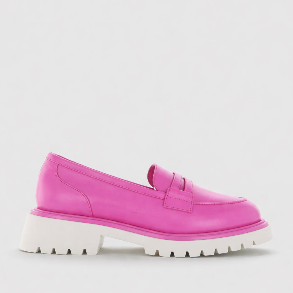 LE SANSA BOW HOT PINK Women Loafers - Zeke Collection NZ