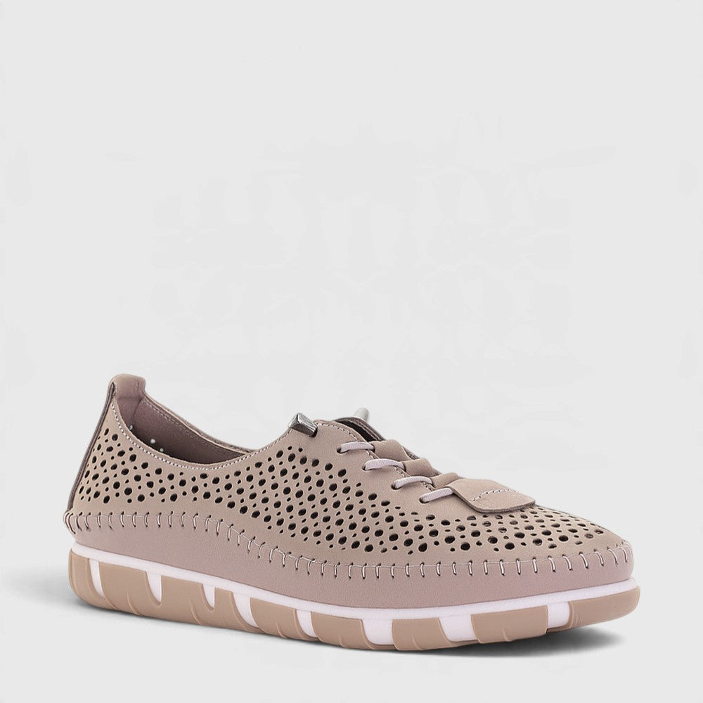 Cabello casual chin taupe shoes featuring a sleek design and comfortable fit, perfect for everyday wear.
