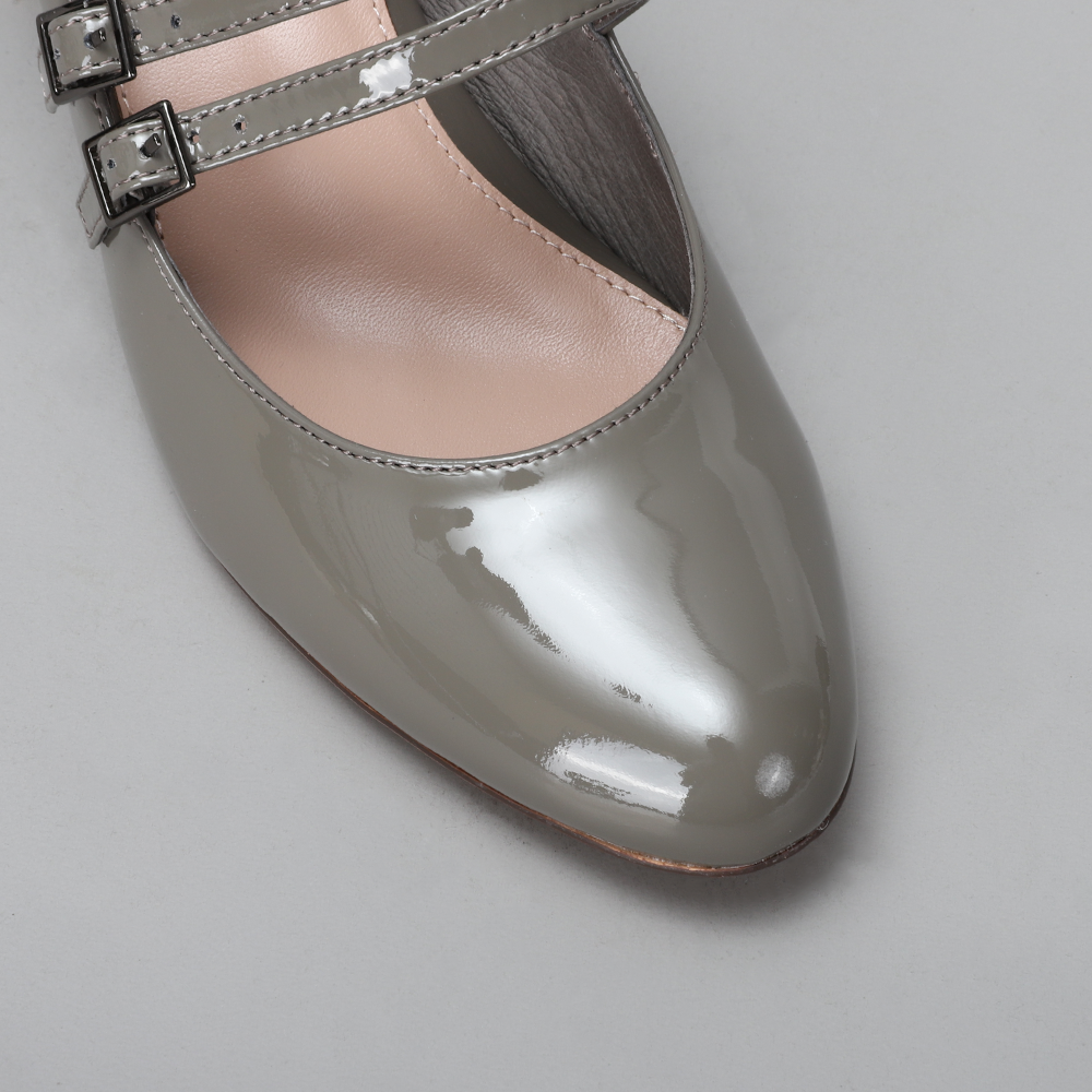 NAKED ARCHES CIDER GREY PATENT - Zeke Collection