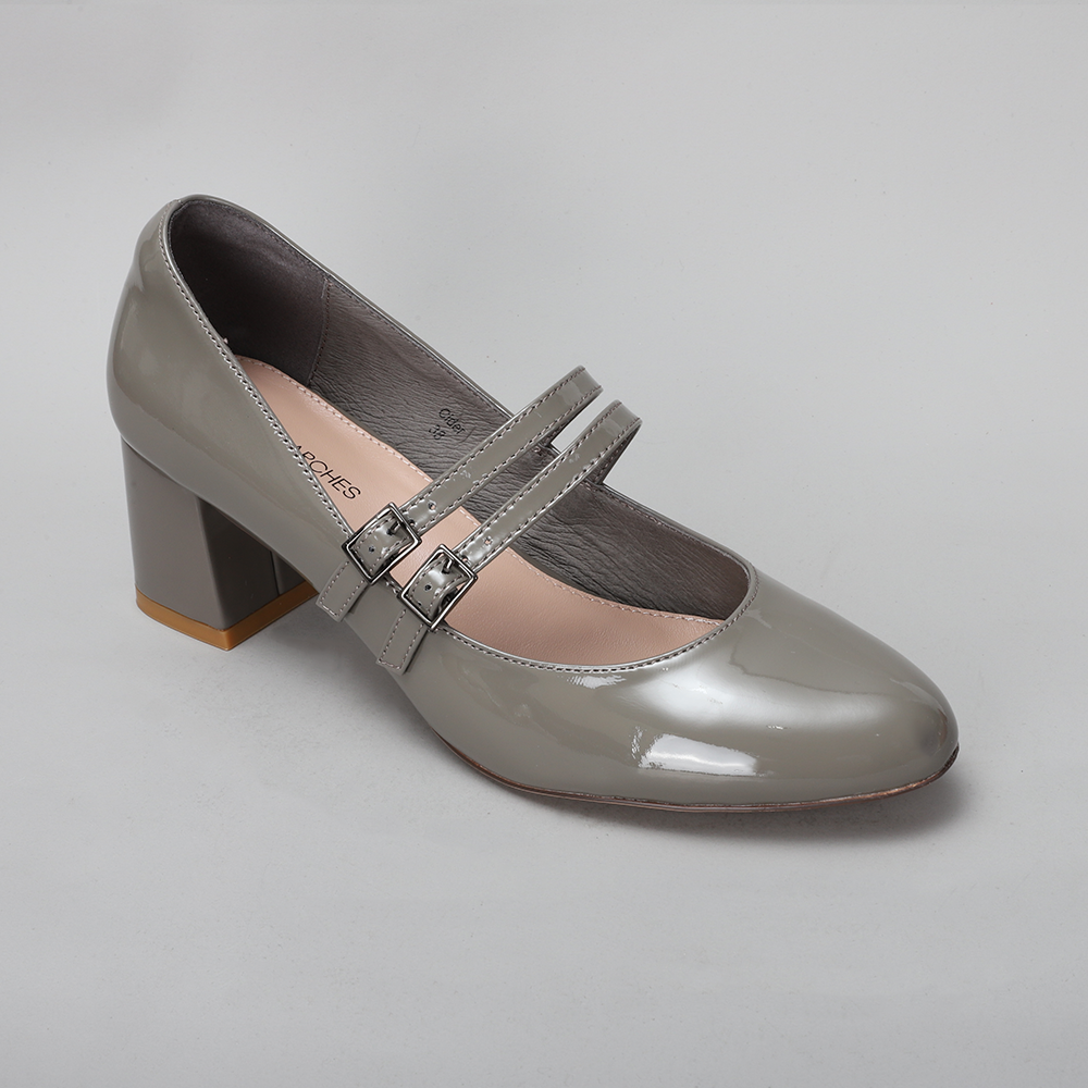 NAKED ARCHES CIDER GREY PATENT - Zeke Collection