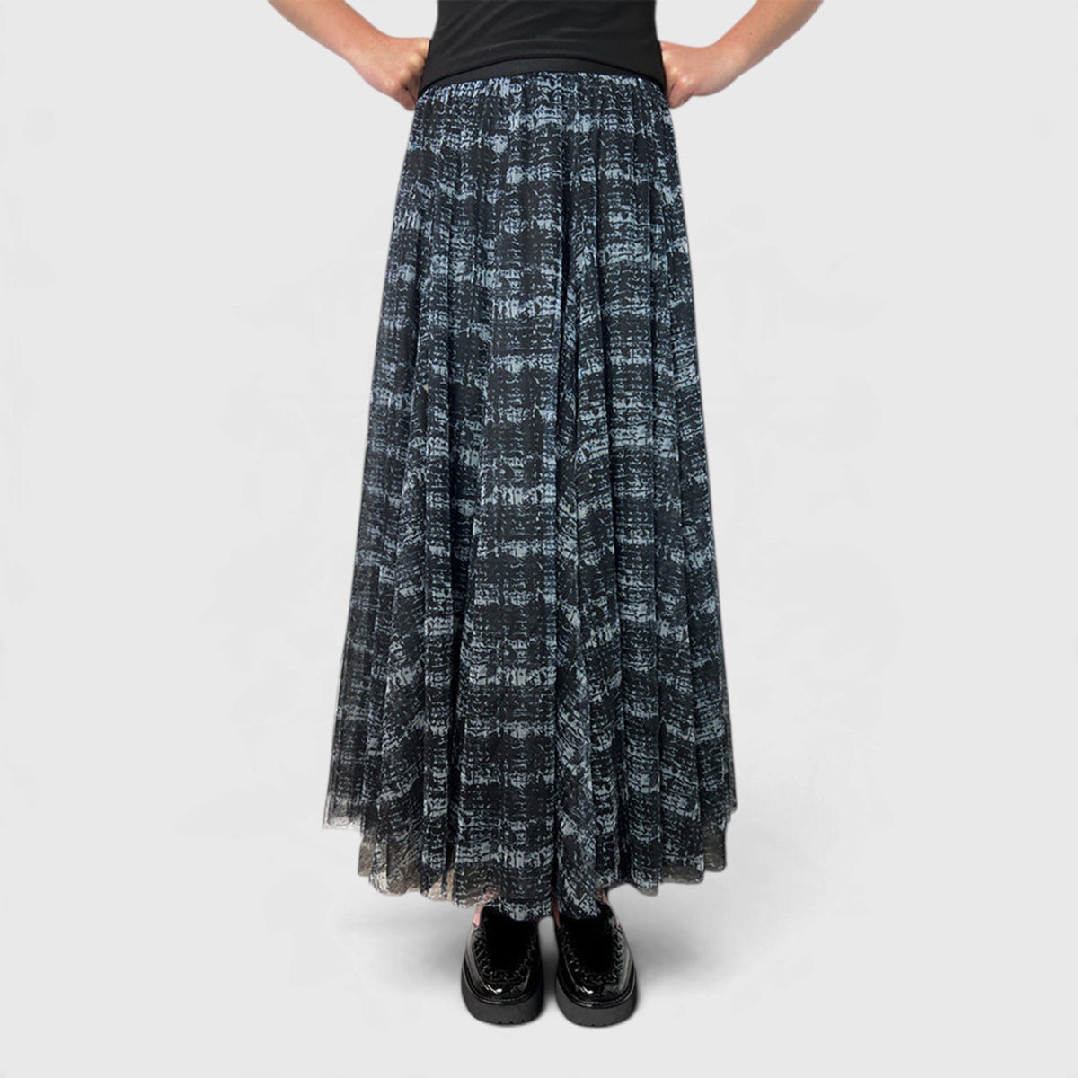 MINX SWAN LAKE TULLE COCO BLACK LONG SKIRT
