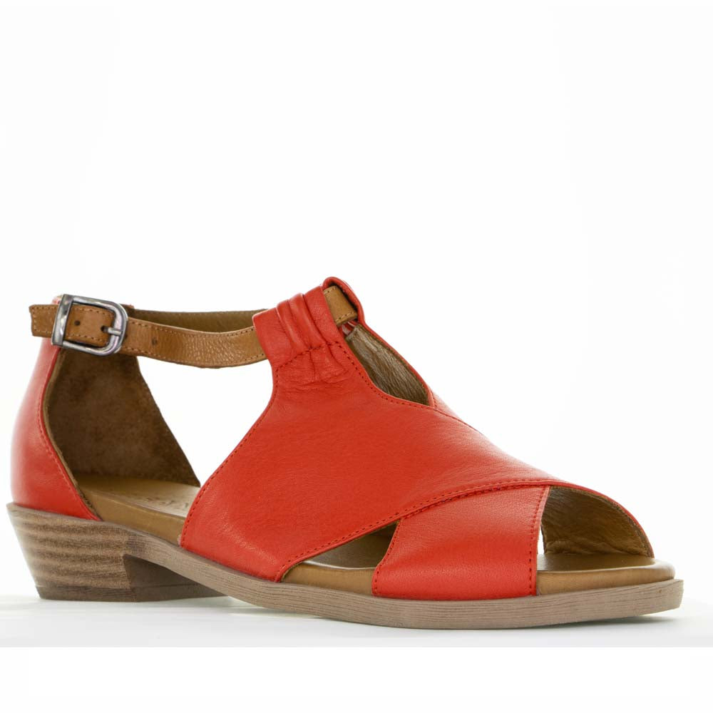 LESANSA DIGBY RED TAN - Zeke Collection