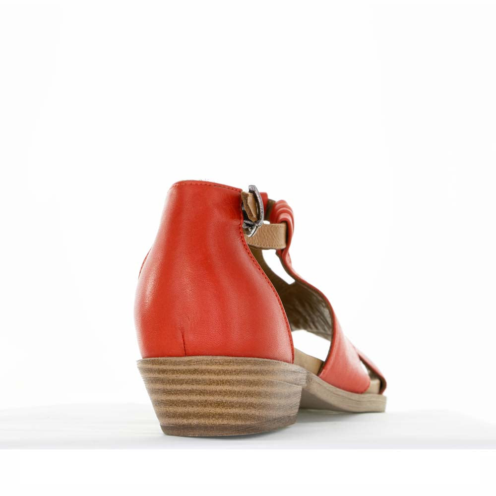 LESANSA DIGBY RED TAN - Zeke Collection