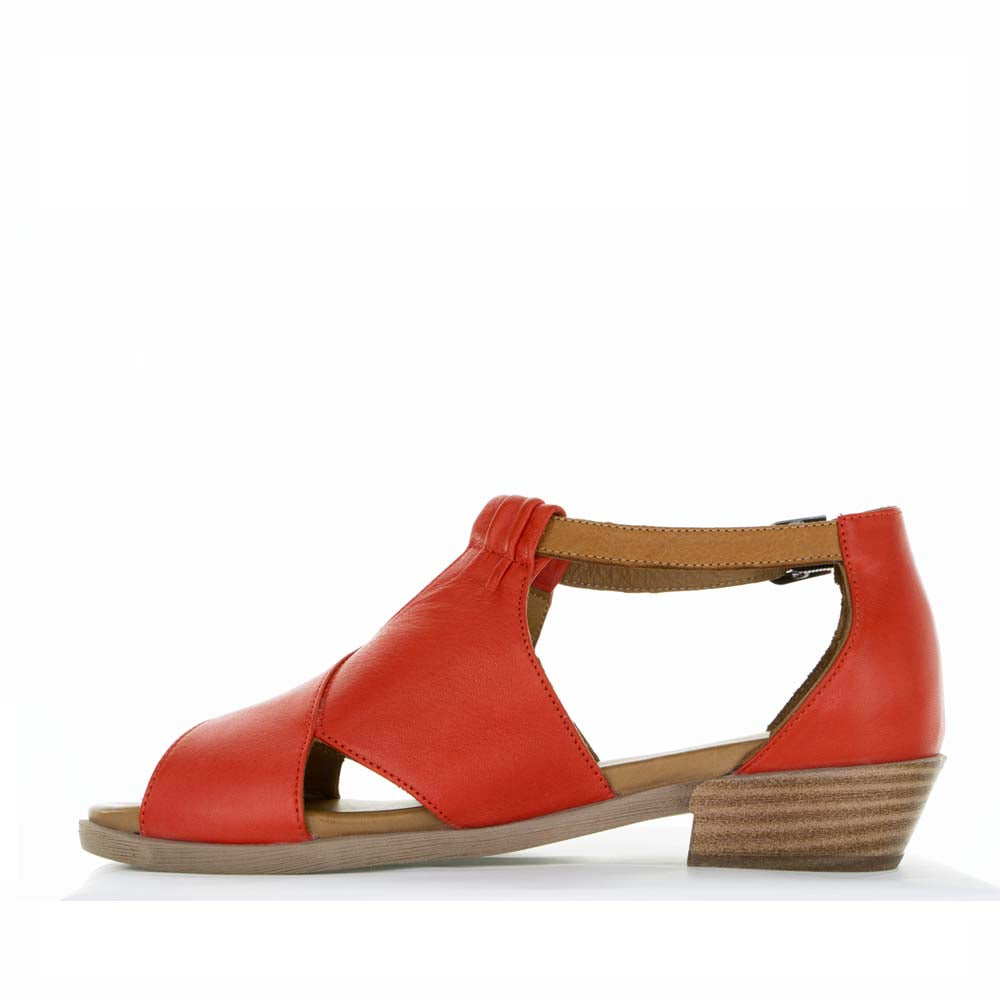 LESANSA DIGBY RED TAN - Zeke Collection