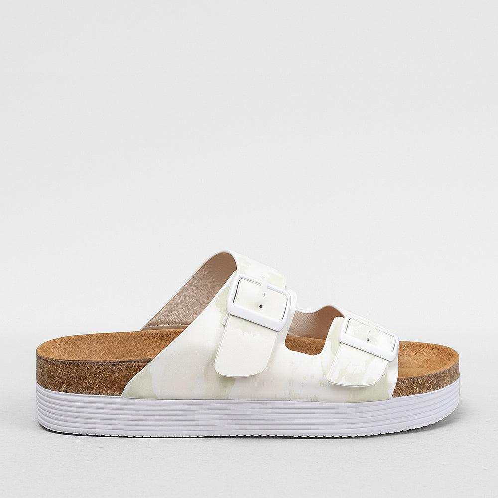 LESANSA DUKE MINT PRINT Women Flats - Zeke Collection NZ