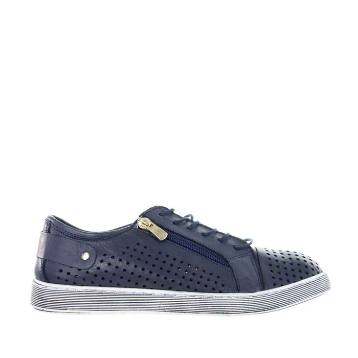 CABELLO EG17 Navy sneakers with white soles and navy blue fabric upper, casual athletic footwear for everyday wear