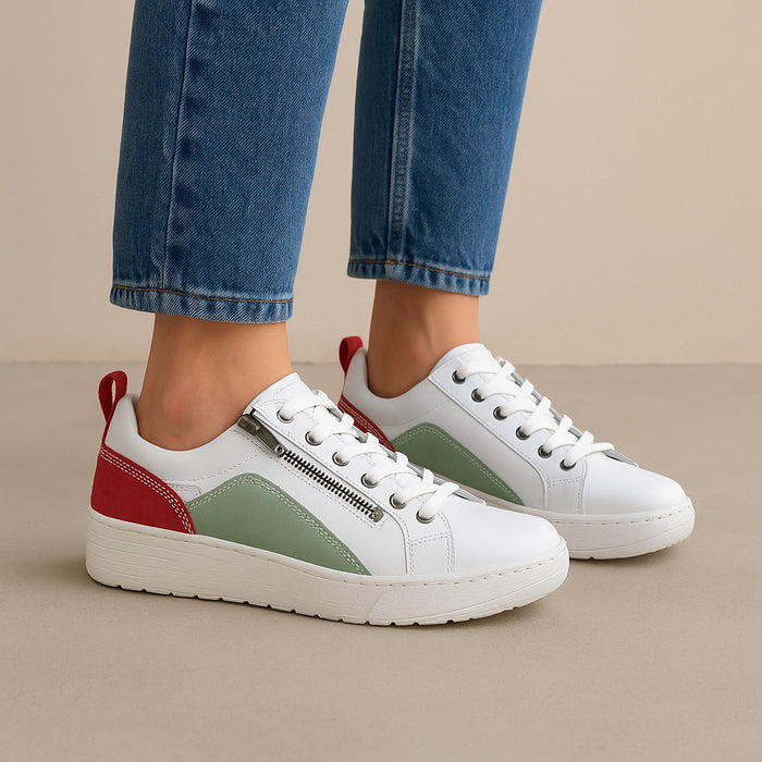 White mint CABELLO EG22 sneakers with stylish design and comfortable fit, featuring sleek white and mint accents.