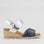 LE SANSA EVITA NAVY SILVER Women Sandals - Zeke Collection NZ