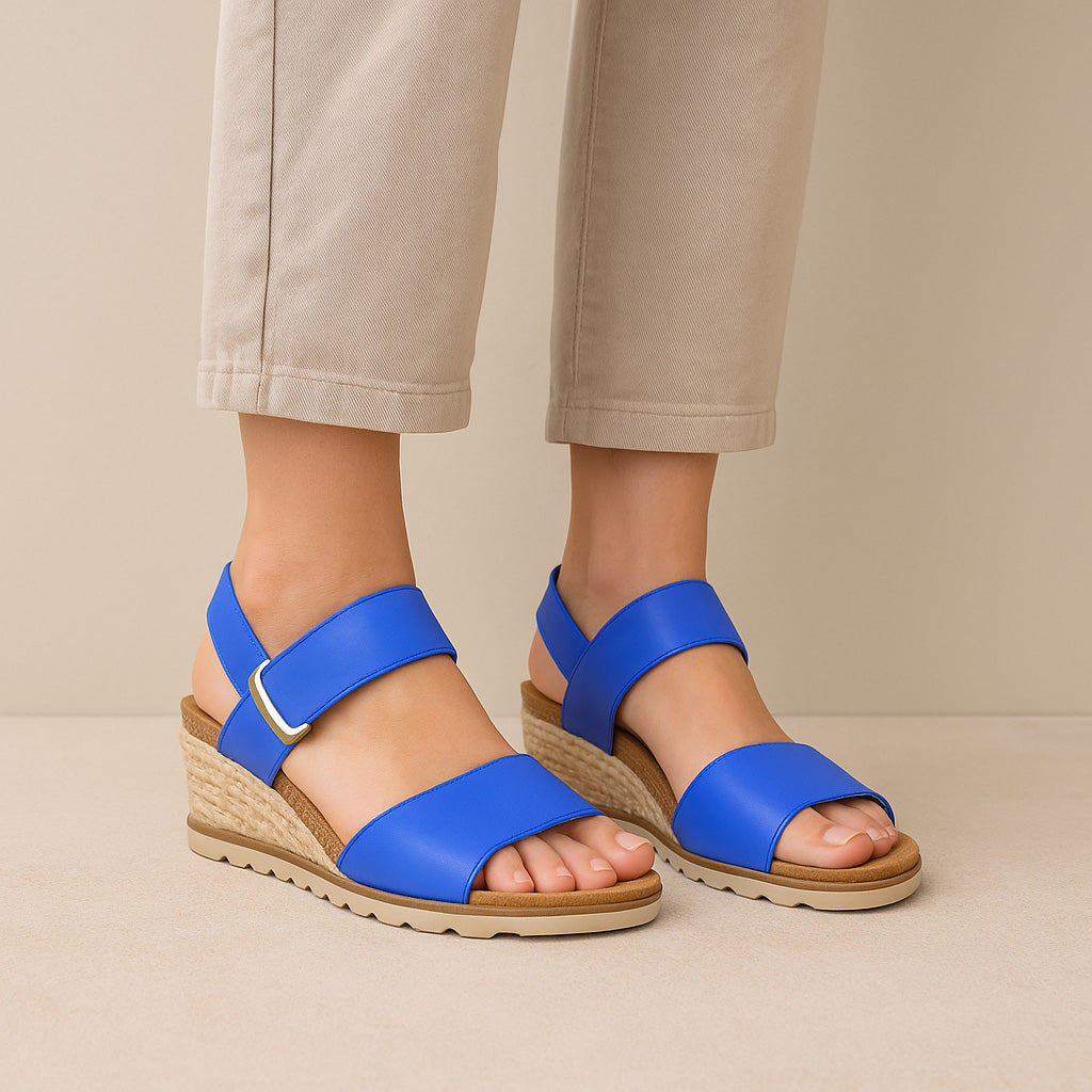LE SANSA EVITA ROYAL BLUE Women Sandals - Zeke Collection NZ
