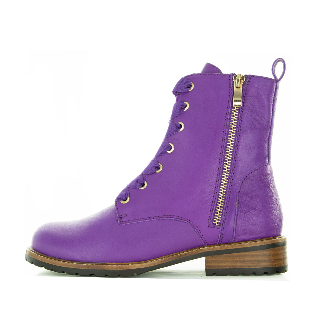 LESANSA FIN PURPLE Women Boots - Zeke Collection NZ