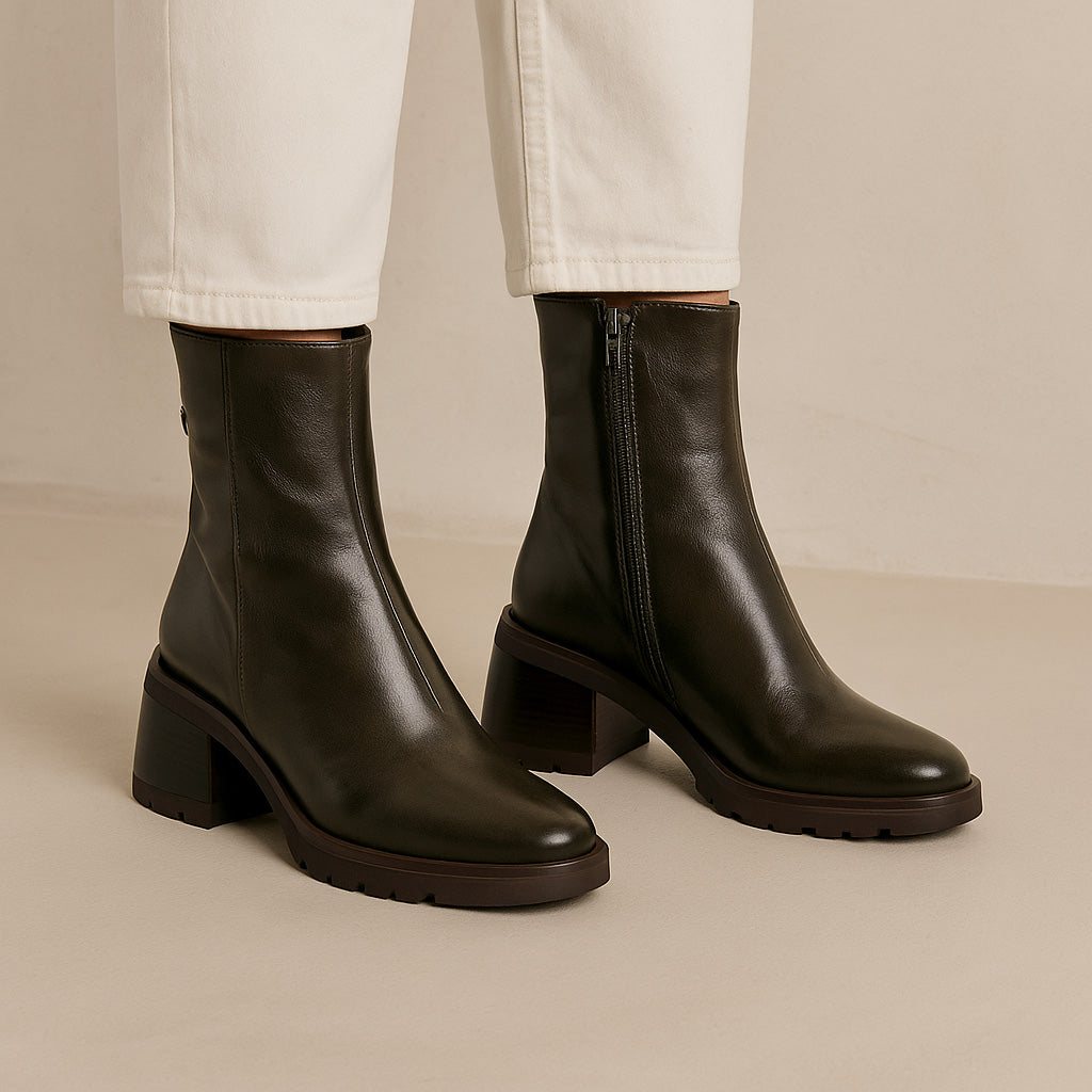 EOS FINLEY OLIVE Women Boots - Zeke Collection NZ
