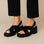 LE SANSA FRANCE BLACK Women Sandals - Zeke Collection NZ