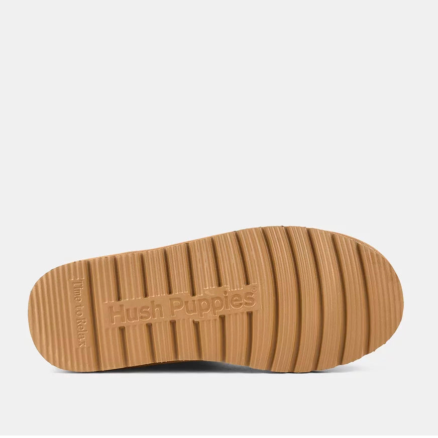 HUSH PUPPIES FUZZY CHESTNUT SUEDE - Women slippers - Collective Shoes 