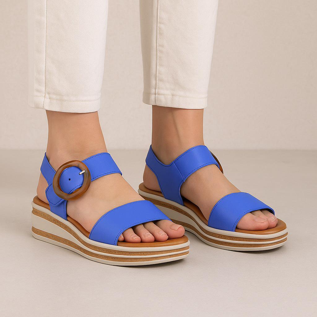 LE SANSA GUARD ROYAL BLUE Women Sandals - Zeke Collection NZ