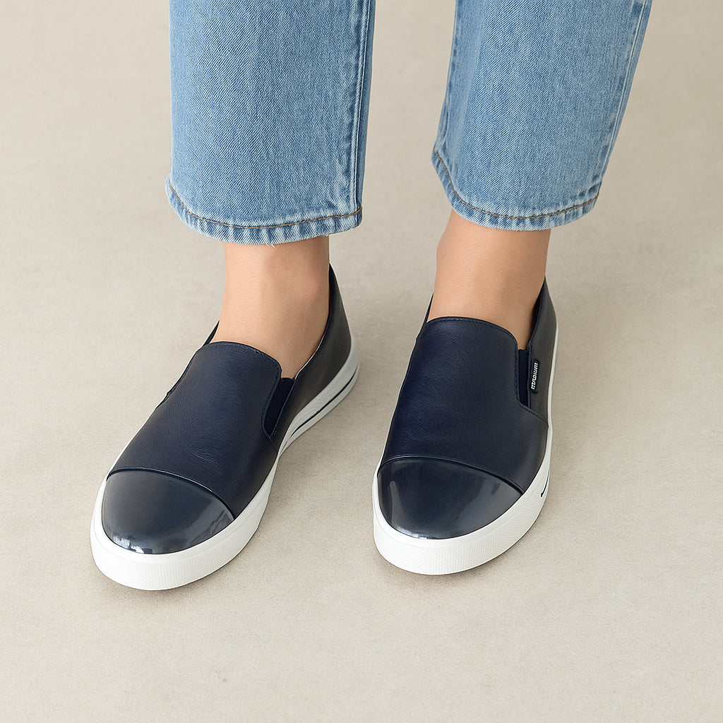 LE SANSA IVANA NAVY Women Loafers - Zeke Collection NZ