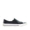 Black LE SANSA IVANA loafers with sleek leather design, featuring a classic slip-on style and stylish stitching details.