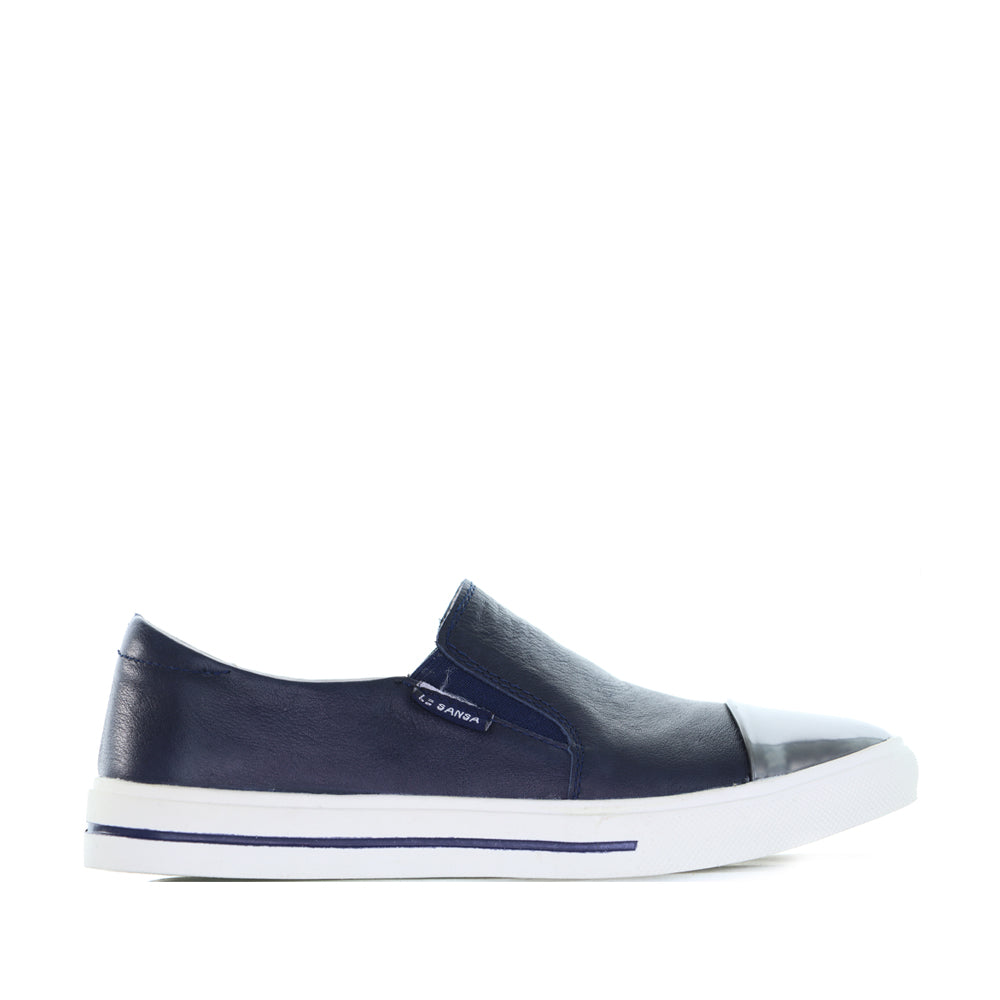 LE SANSA IVANA NAVY Women Loafers - Zeke Collection NZ